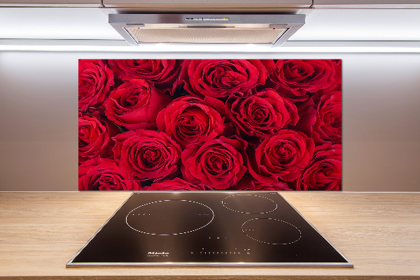 Panel de pared de cocina Rosas