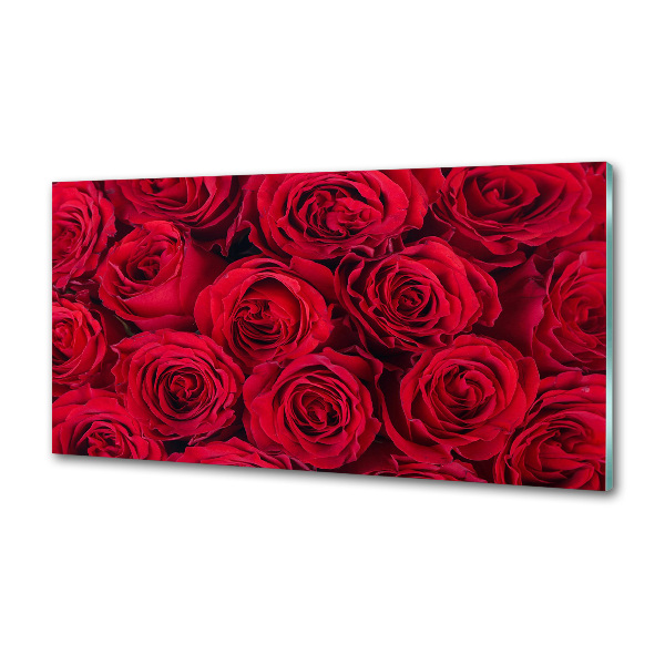 Panel de pared de cocina Rosas