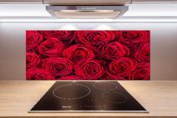 Panel de pared de cocina Rosas