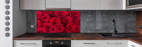Panel de pared de cocina Rosas