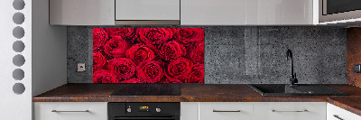 Panel de pared de cocina Rosas