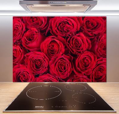 Panel de pared de cocina Rosas