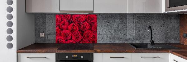 Panel de pared de cocina Rosas