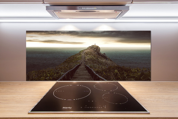 Salpicadero para cocina Camino sobre la roca