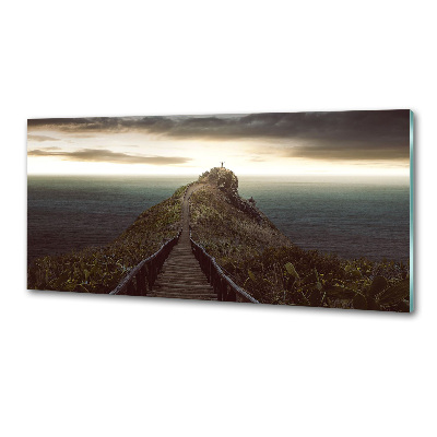 Salpicadero para cocina Camino sobre la roca