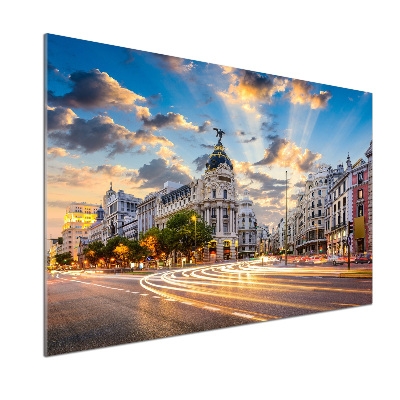 Panel do kuchni Madryt Hiszpania