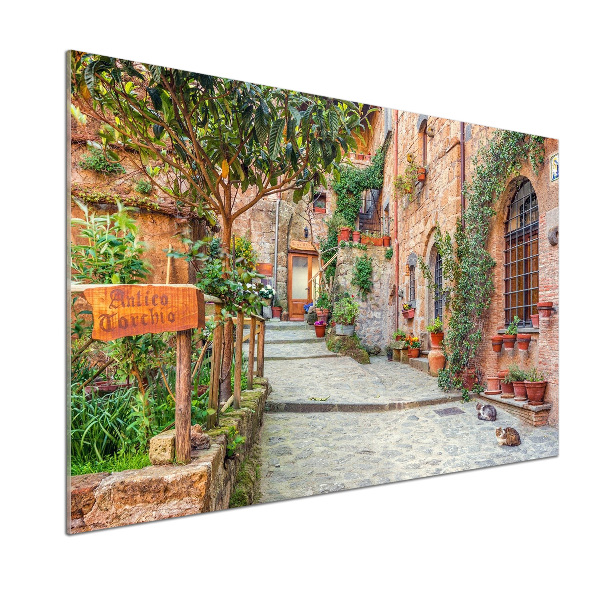 Panel para cocina calles italianas