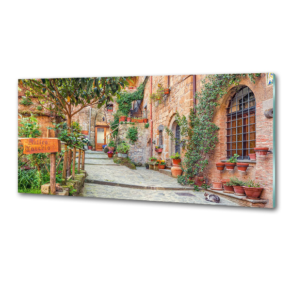 Panel para cocina calles italianas