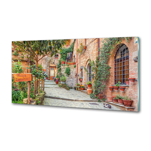 Panel para cocina calles italianas