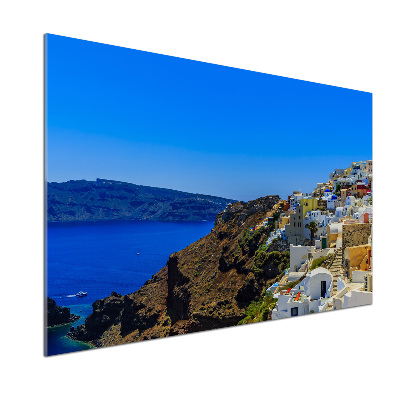 Panel para cocina Santorini, Grecia