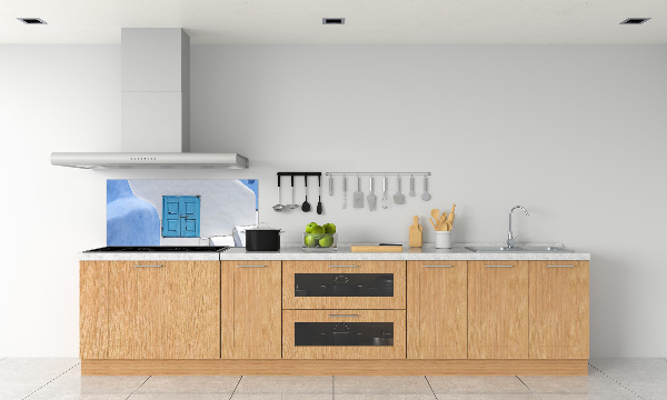 Salpicadero para cocina Santorini, Grecia