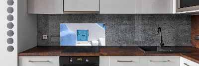 Panel do kuchni Santorini Grecja