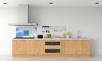 Salpicadero para cocina Santorini, Grecia