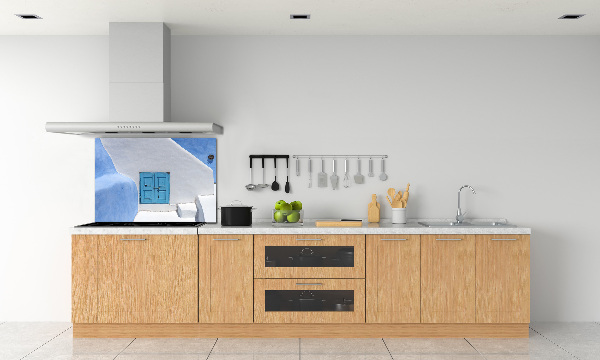 Salpicadero para cocina Santorini, Grecia