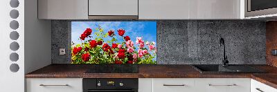 Panel para cocina Rosas silvestres