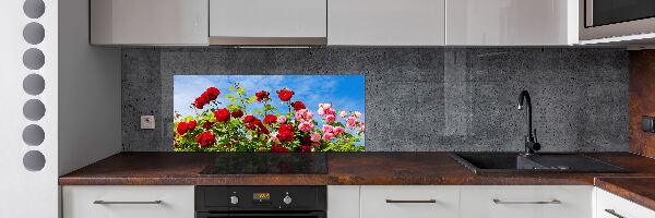 Panel para cocina Rosas silvestres
