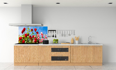Panel para cocina Rosas silvestres