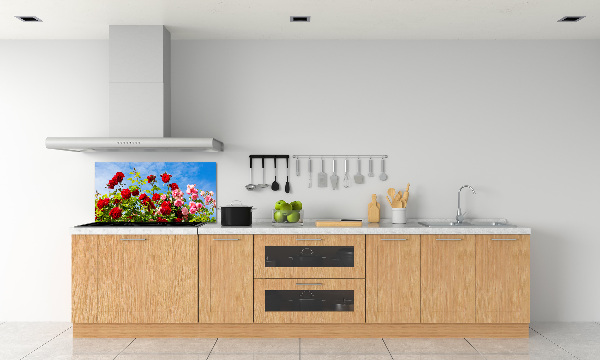 Panel para cocina Rosas silvestres