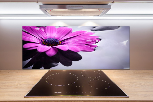 Panel szklany do kuchni Gerbera