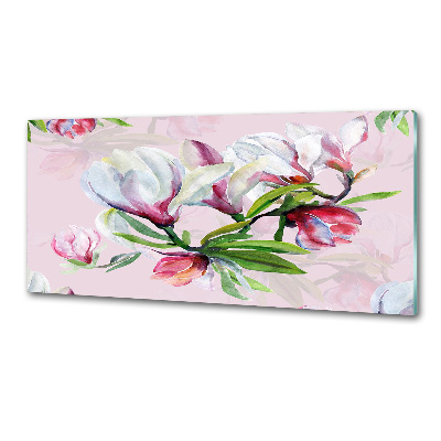 Panel para cocina flores de magnolia