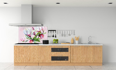 Panel para cocina flores de magnolia