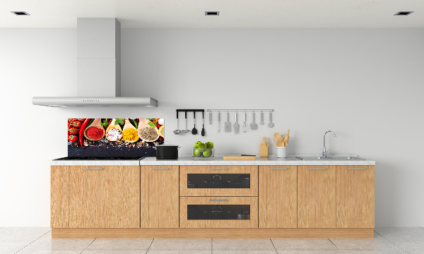 Panel antisalpicaduras Mezcla de especias