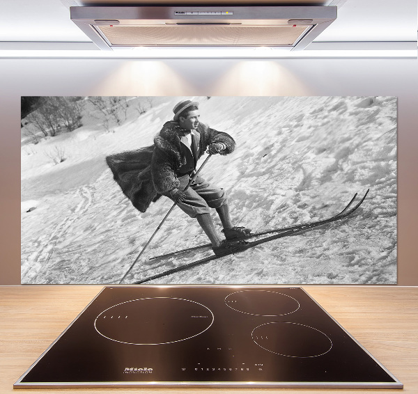 Salpicadero para cocina Esquiador