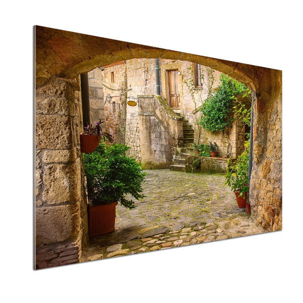 Salpicadero de cocina calles italianas