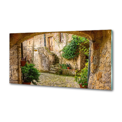 Salpicadero de cocina calles italianas