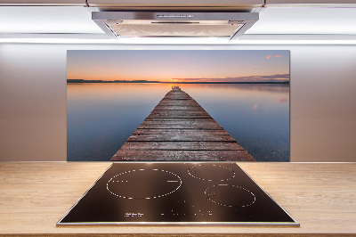 Panel para cocina Muelle de madera