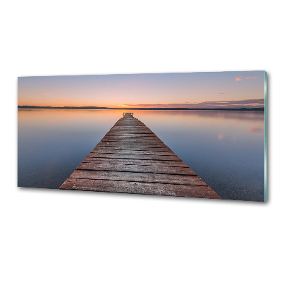 Panel para cocina Muelle de madera