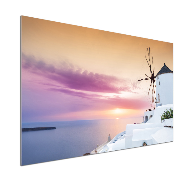 Salpicadero para cocina Santorini, Grecia