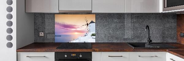 Salpicadero para cocina Santorini, Grecia