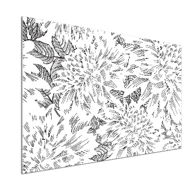 Panel de pared de cocina Patrón floral