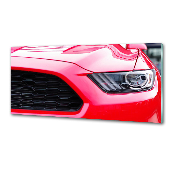 Panel antisalpicaduras Mustang rojo