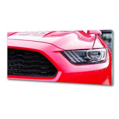 Panel antisalpicaduras Mustang rojo