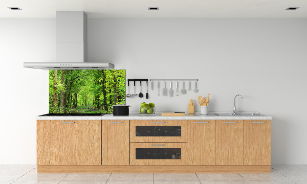 Panel de pared de cocina Bosque de primavera