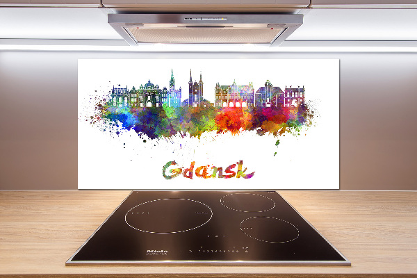 Panel antisalpicaduras Gdansk colorida