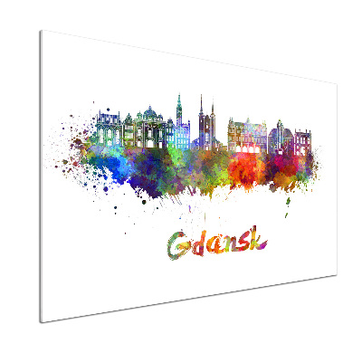 Panel do kuchni Kolorowy Gdańsk