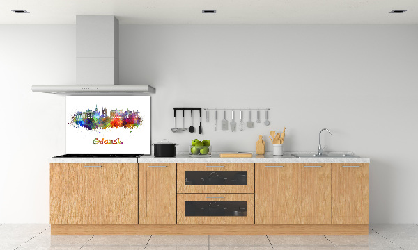 Panel antisalpicaduras Gdansk colorida