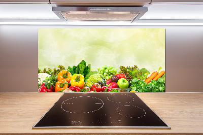 Panel de pared de cocina Verduras