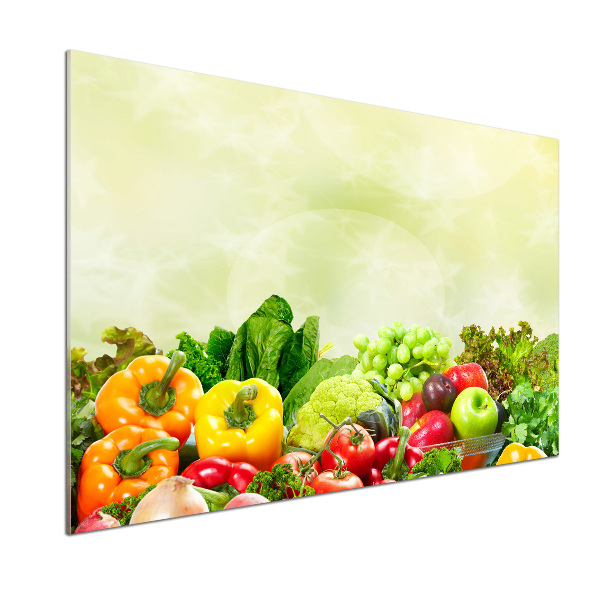 Panel de pared de cocina Verduras