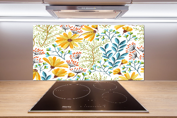 Panel antisalpicaduras flores de primavera