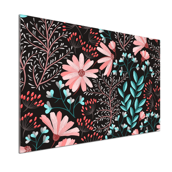 Panel para cocina flores de primavera