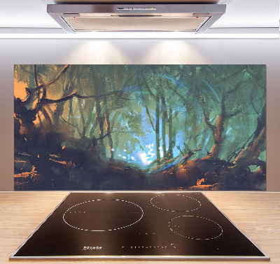 Panel do kuchni Mistyczny las