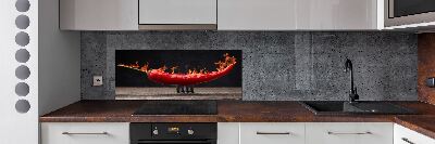 Panel antisalpicaduras Ají picante