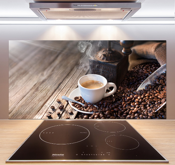 Panel de pared de cocina Café de la mañana