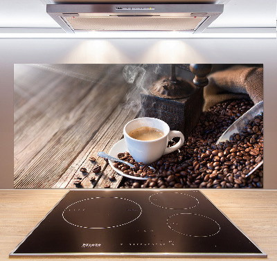 Panel de pared de cocina Café de la mañana