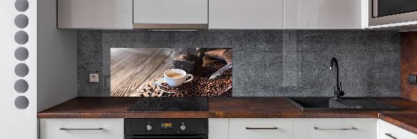 Panel de pared de cocina Café de la mañana