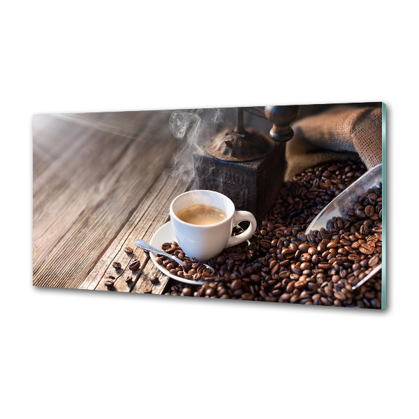 Panel de pared de cocina Café de la mañana